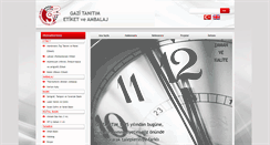Desktop Screenshot of gazitanitim.com